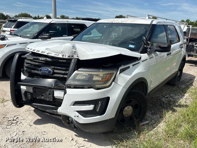 image for item EU0852 2017 Ford Explorer Police Interceptor SUV