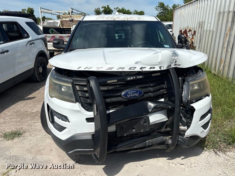 image for item EU0852 2017 Ford Explorer Police Interceptor SUV