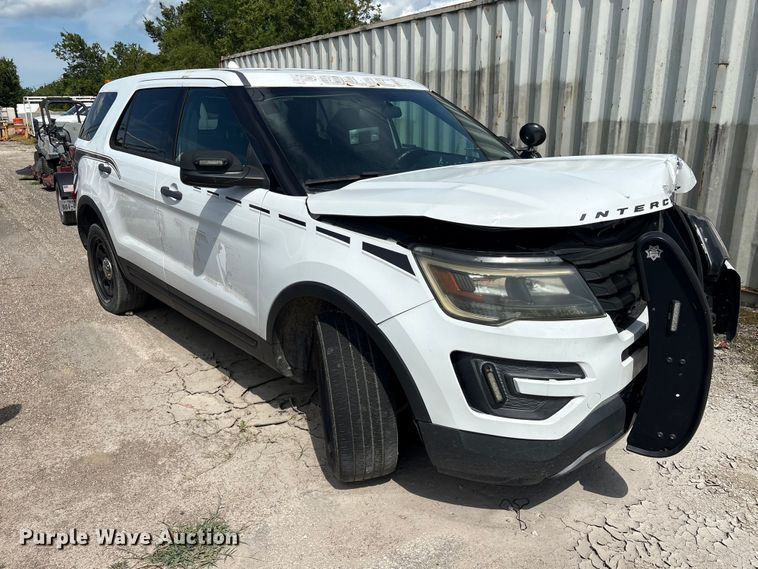 image for item EU0852 2017 Ford Explorer Police Interceptor SUV