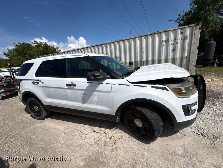 image for item EU0852 2017 Ford Explorer Police Interceptor SUV