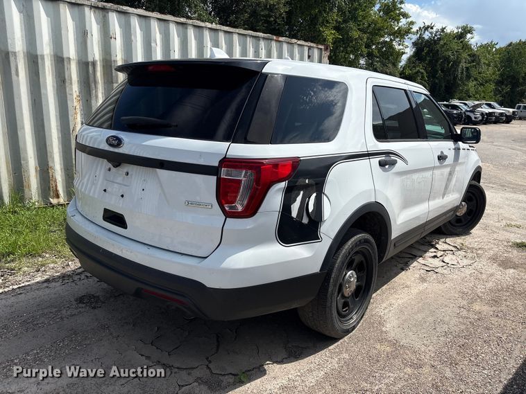 image for item EU0852 2017 Ford Explorer Police Interceptor SUV