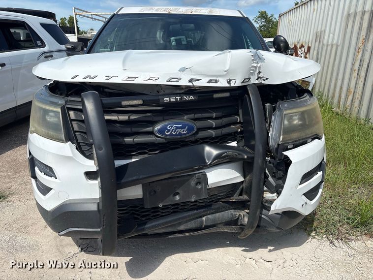 image for item EU0852 2017 Ford Explorer Police Interceptor SUV