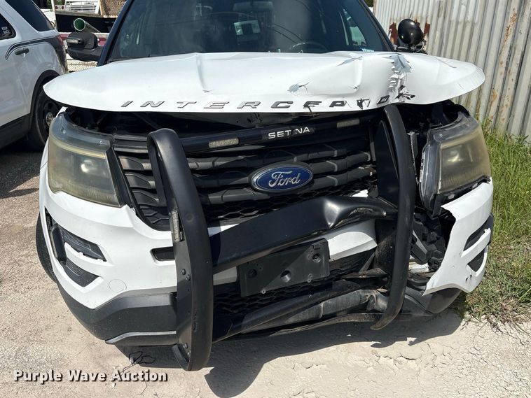 image for item EU0852 2017 Ford Explorer Police Interceptor SUV