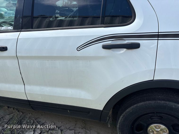 image for item EU0852 2017 Ford Explorer Police Interceptor SUV