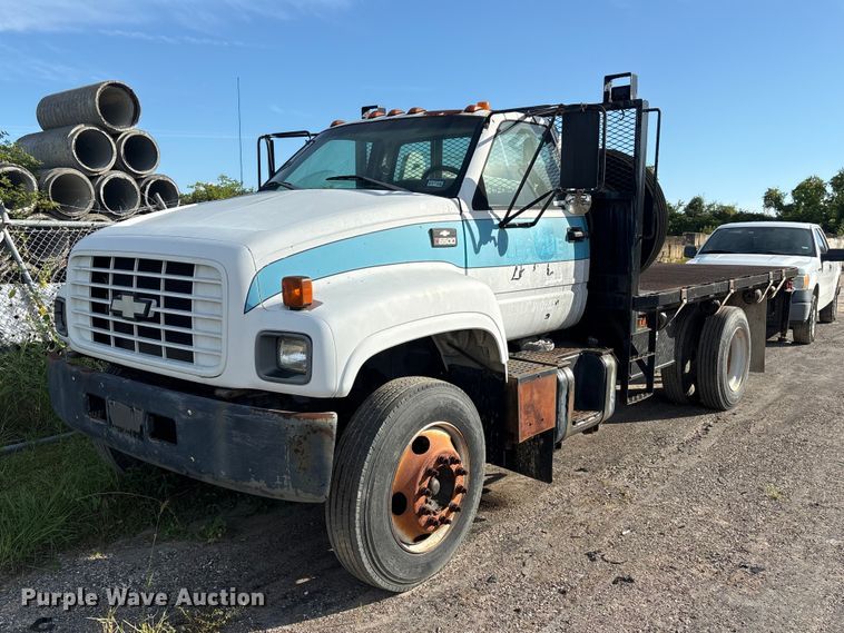 image for item EU0857 1999 Chevrolet C7 flatbed truck