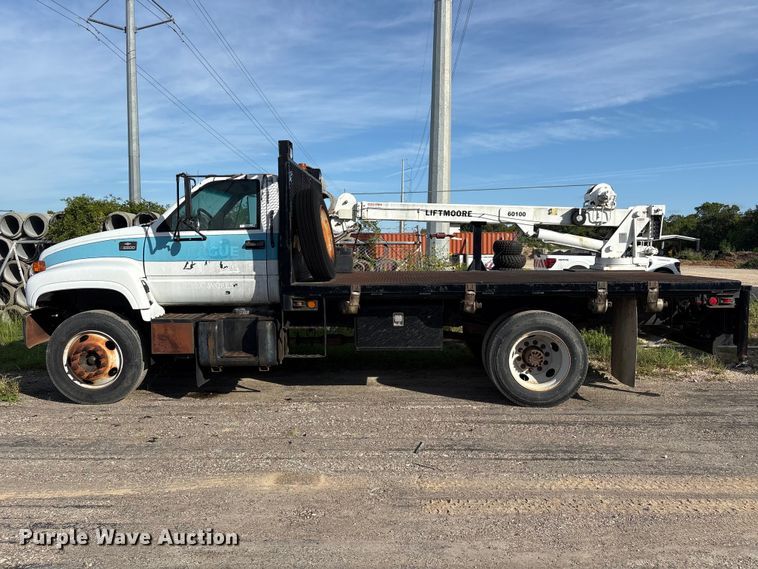 image for item EU0857 1999 Chevrolet C7 flatbed truck