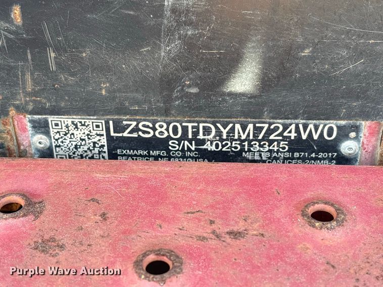 image for item EU0859 eXmark Lazer Z ZTR lawn mower