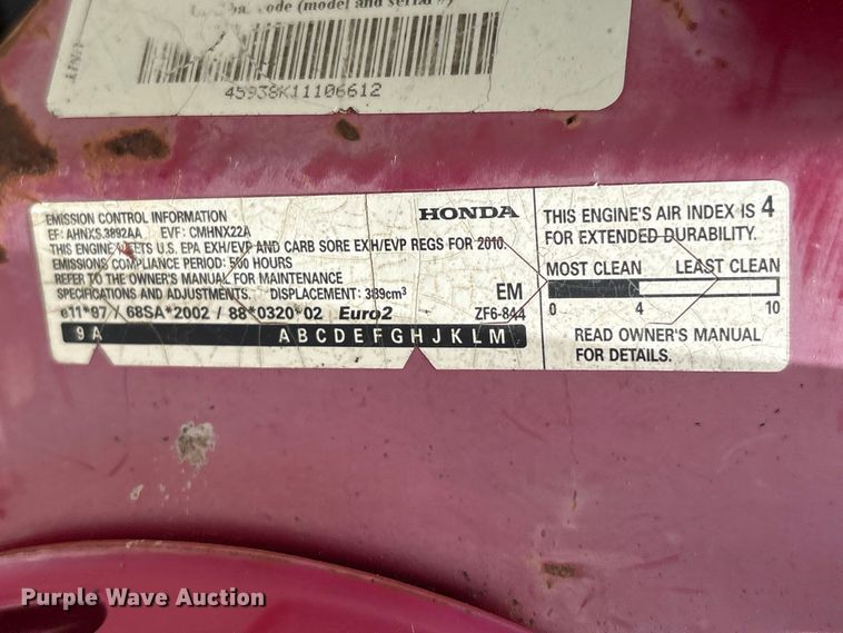 image for item EU0864 North Star air compressor