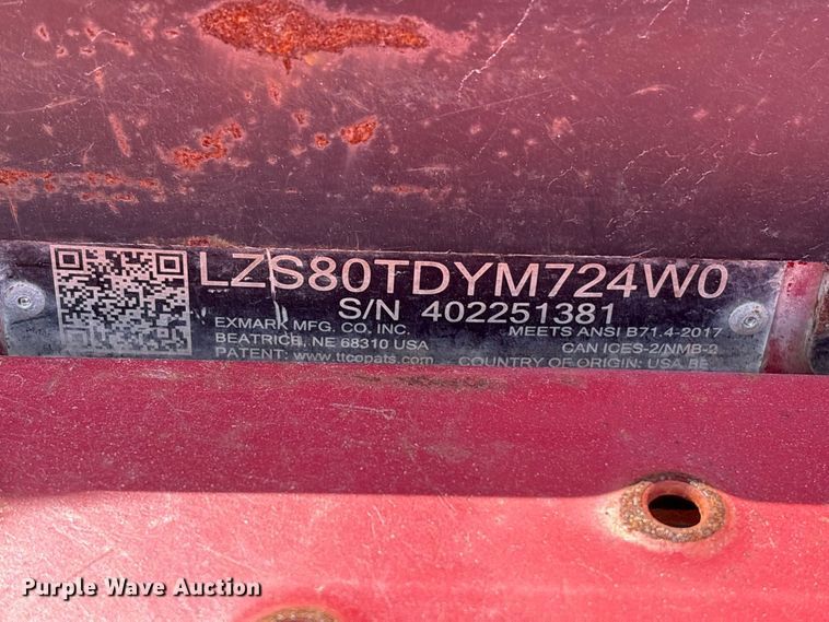 image for item EU0869 ExMark Lazer Z ZTR lawn mower