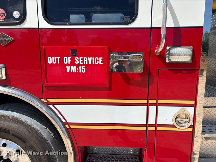 image for item EU0870 2008 Spartan Diamond Series pumper fire truck
