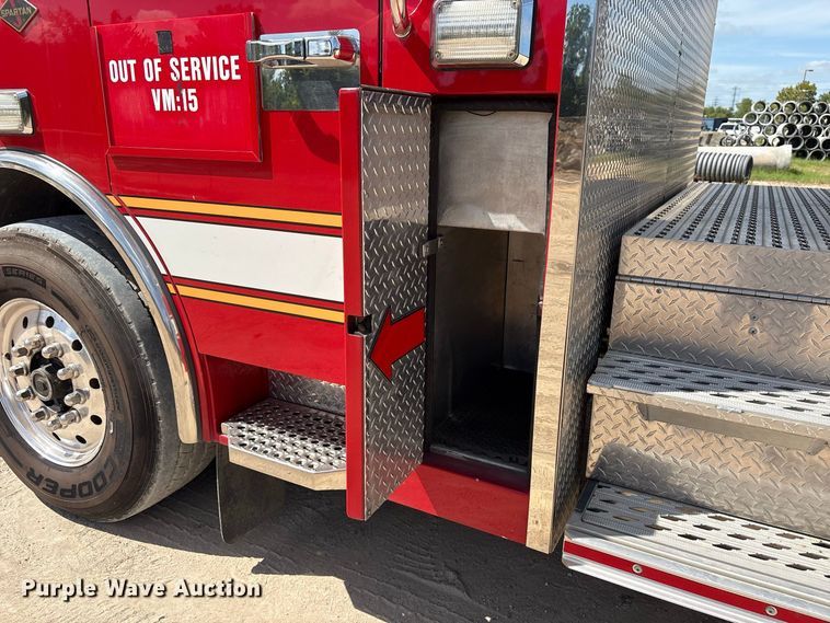 image for item EU0870 2008 Spartan Diamond Series pumper fire truck