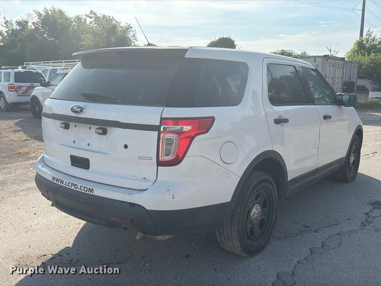 image for item EU0879 2014 Ford Explorer Police Interceptor SUV