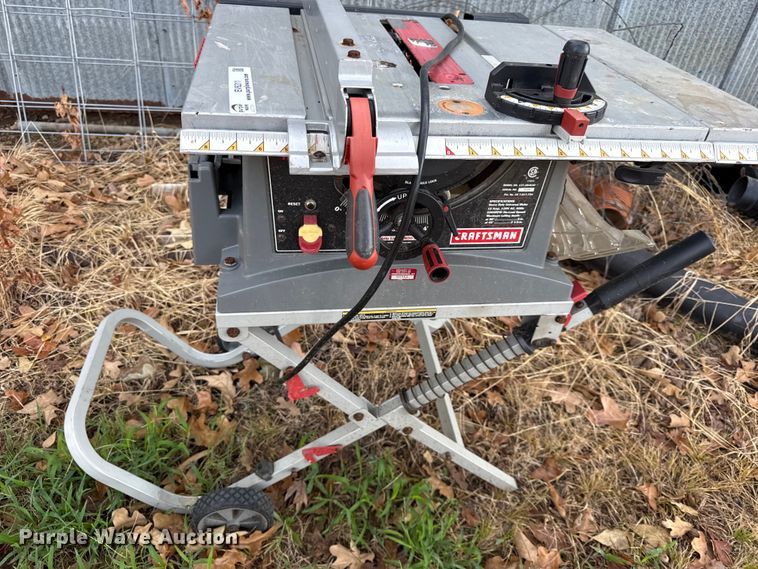 image for item EV6211 Craftsman table saw