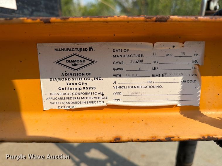 image for item EW2171 2015 Diamond Bilt crack sealer