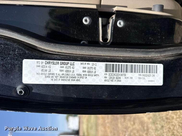 image for item EW4338 2012 Chrysler 300 