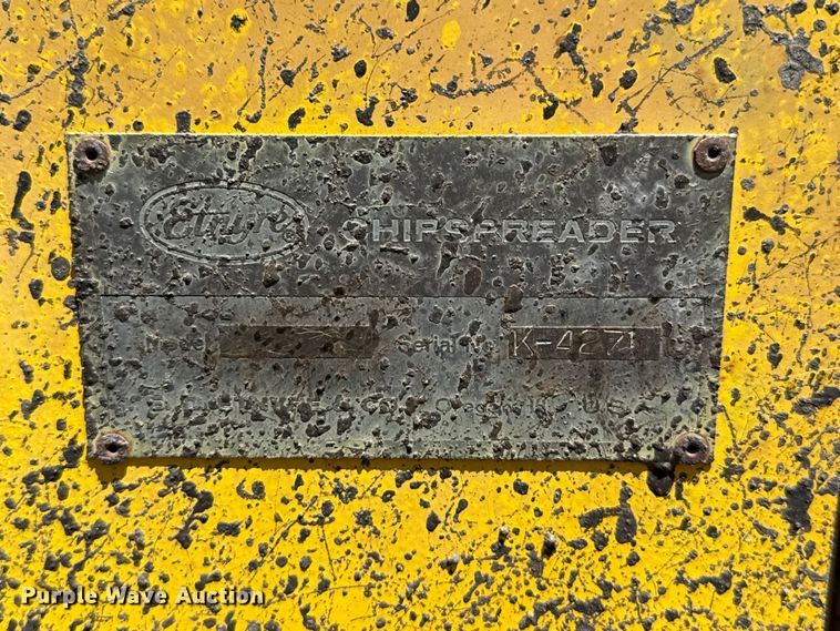 image for item EW4587 Etnyre chip spreader