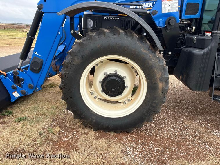 image for item EX0040 New Holland TS6.140 MFWD tractor
