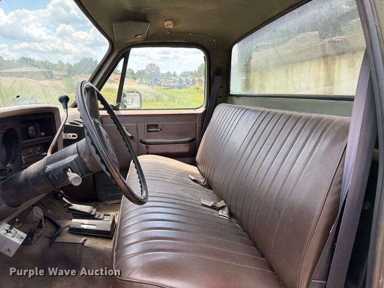 image for item EX2592 1985 Chevrolet D30 pickup truck cab and chassis