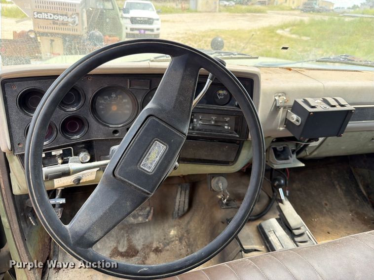 image for item EX2592 1985 Chevrolet D30 pickup truck cab and chassis