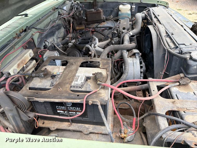 image for item EX2592 1985 Chevrolet D30 pickup truck cab and chassis