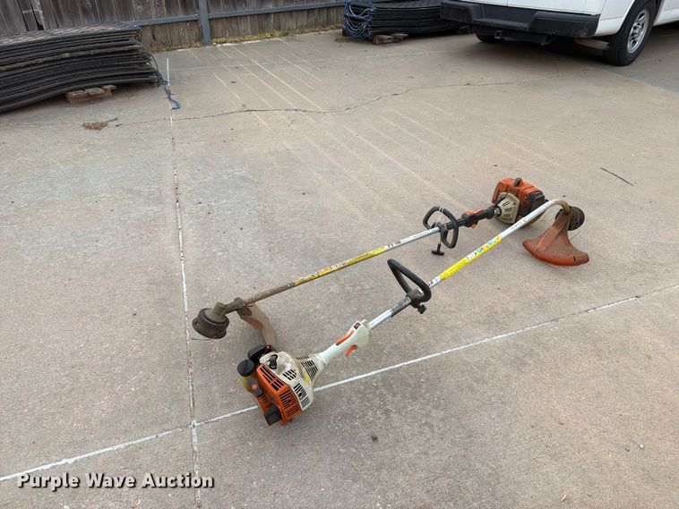 (3) Stihl string trimmers