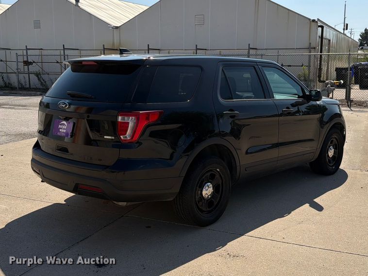 image for item EX4607 2019 Ford Explorer Police Interceptor SUV