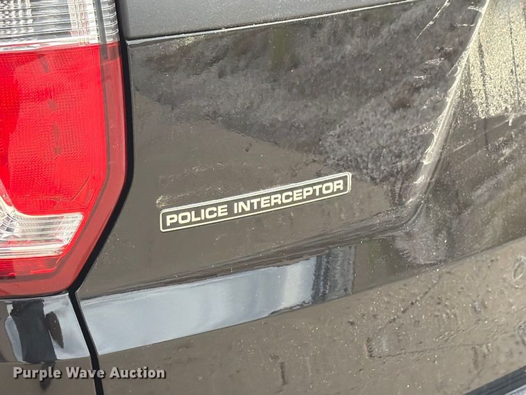 image for item EX4610 2019 Ford Explorer Police Interceptor SUV