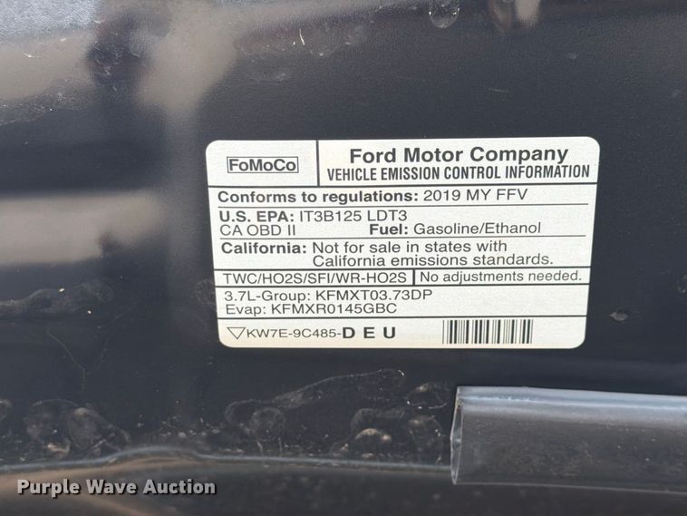 image for item EX4610 2019 Ford Explorer Police Interceptor SUV