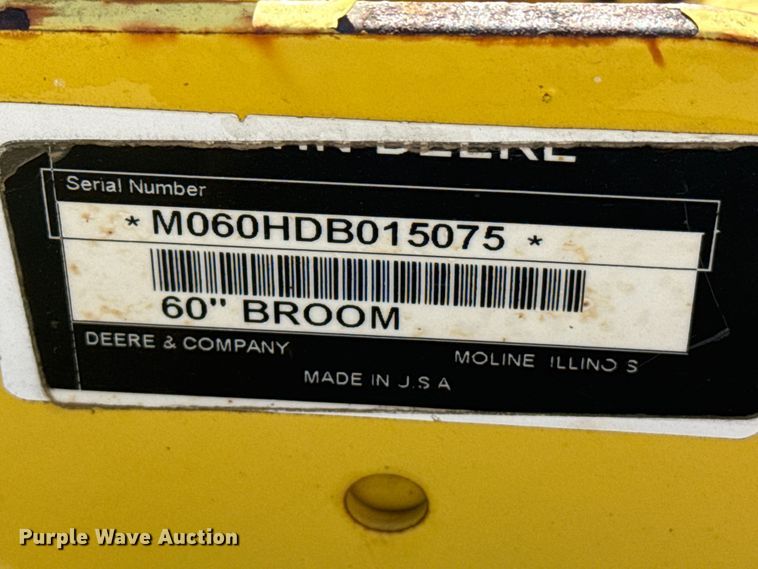 image for item FB6932 John Deere broom