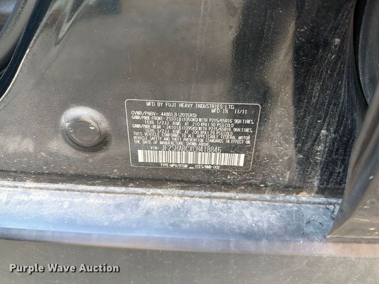image for item FB8877 2012 Subaru Forester SUV