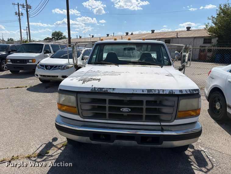 image for item FB8891 1996 Ford F350 utility bed pickup truck