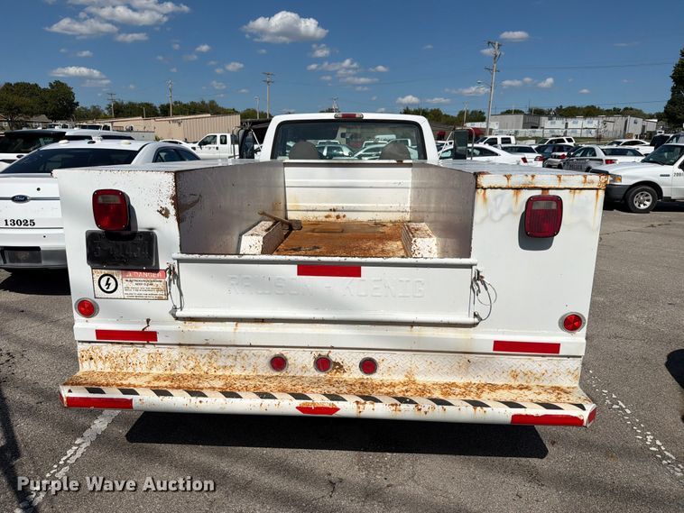 image for item FB8891 1996 Ford F350 utility bed pickup truck