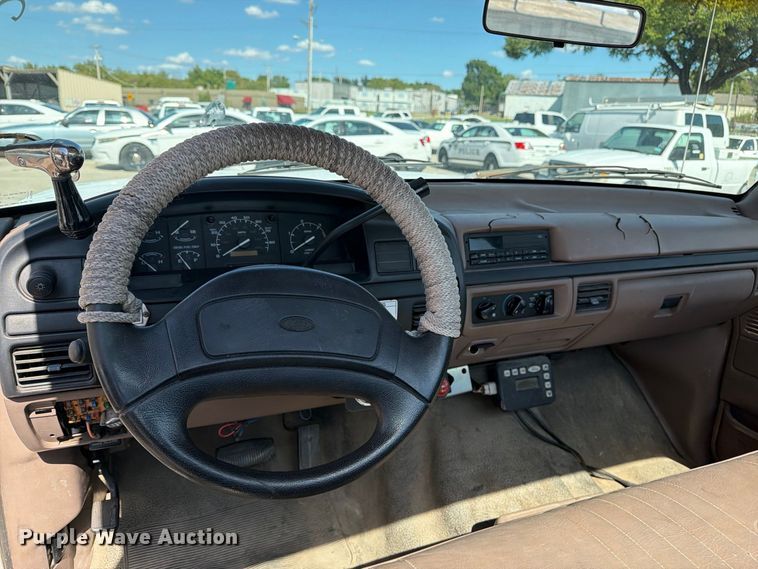 image for item FB8891 1996 Ford F350 utility bed pickup truck