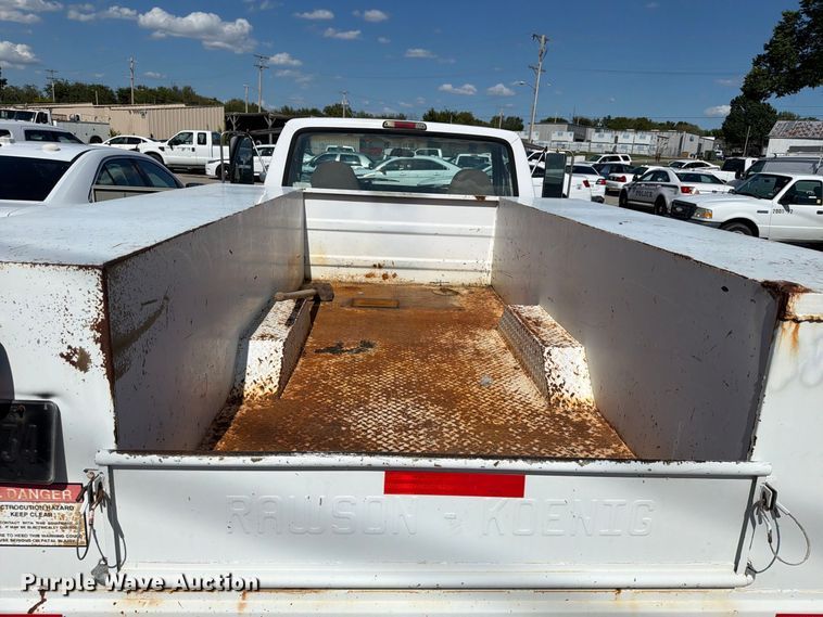 image for item FB8891 1996 Ford F350 utility bed pickup truck