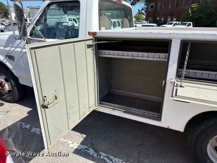 image for item FB8891 1996 Ford F350 utility bed pickup truck