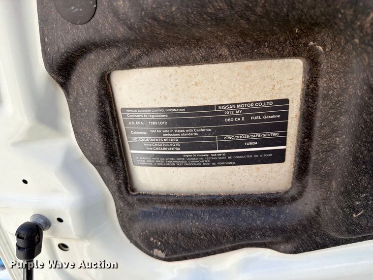 image for item FB8902 2012 Nissan Murano SUV