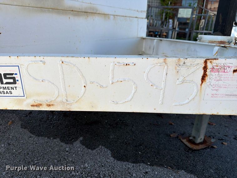 image for item FB8914 2009 Adams SD-595 utility trailer