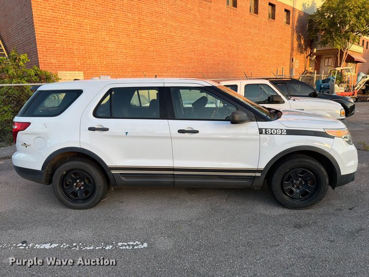 image for item FB8925 2013 Ford Explorer Police Interceptor SUV