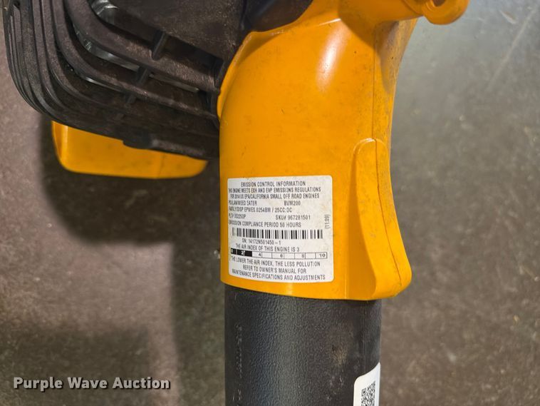 image for item FB8948 Poulan Pro BVM200 leaf blower
