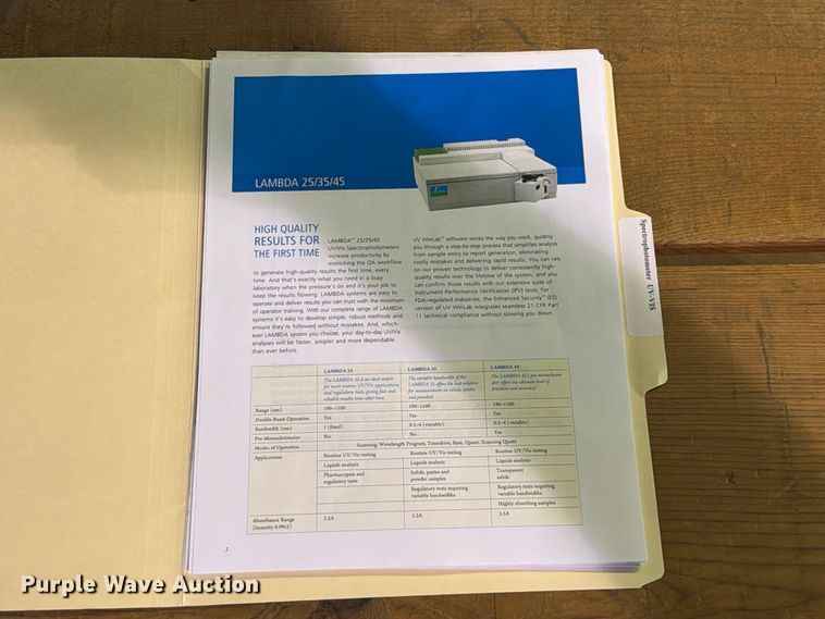 image for item FB8950 Perkins Elmer Lambda 25 UV/VIS spectrometer