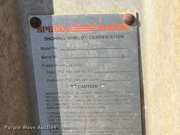 image for item FB8961 Approximately (8) trench boxes