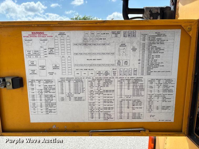 image for item FC1777 2002 Blue Bird All American school bus