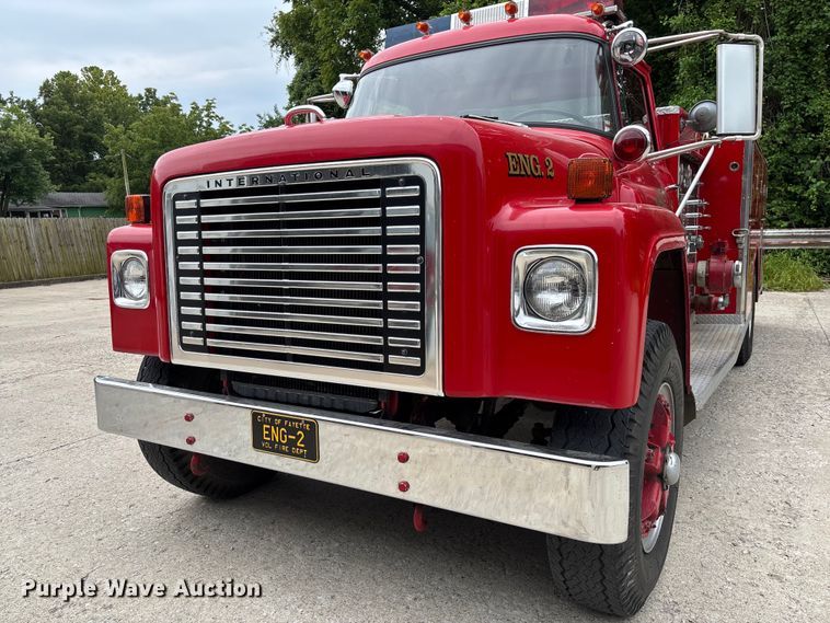 image for item FC1972 1977 International Harvester Loadstar 1700 pumper fire truck