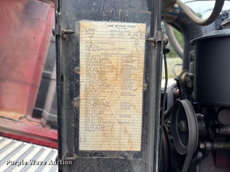 image for item FC1972 1977 International Harvester Loadstar 1700 pumper fire truck