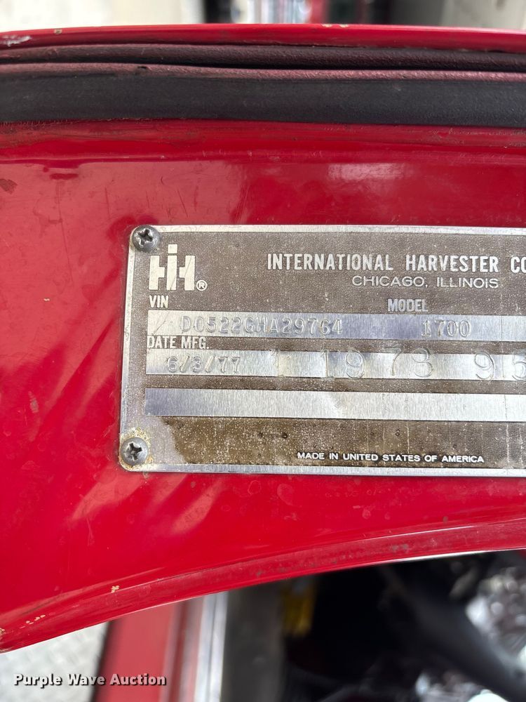image for item FC1972 1977 International Harvester Loadstar 1700 pumper fire truck