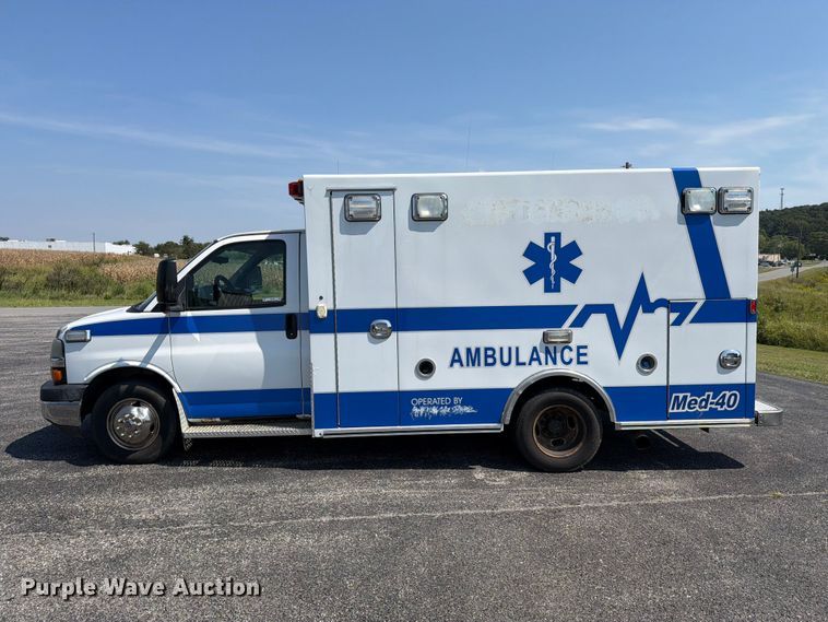 image for item FC3337 2012 Chevrolet Express G3500 ambulance