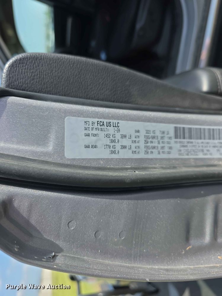 image for item FH6389 2020 Dodge Durango SSV SUV