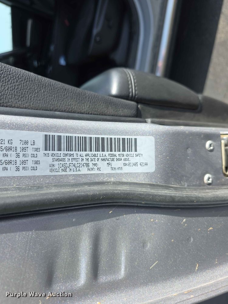 image for item FH6389 2020 Dodge Durango SSV SUV