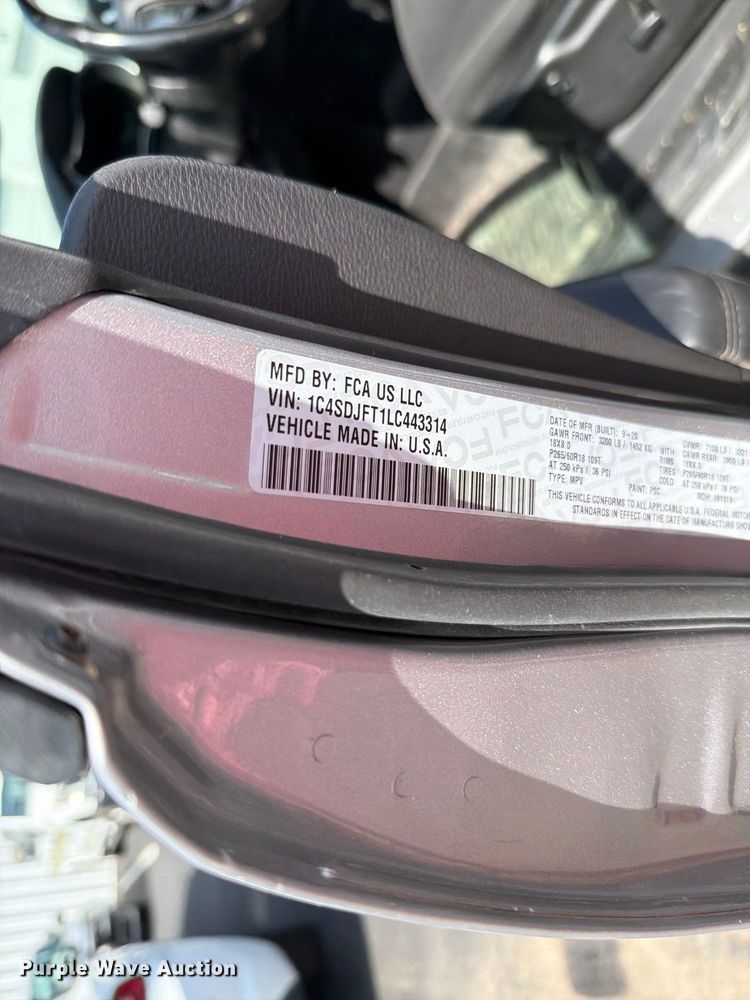 image for item FH6401 2020 Dodge Durango SSV SUV