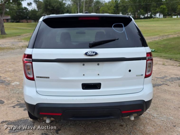 image for item FH6433 2015 Ford Explorer police interceptor  SUV